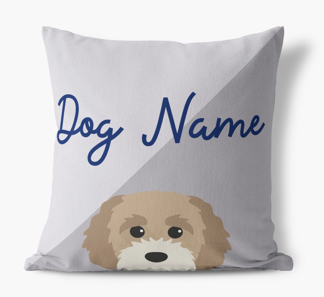 Peeking Name: Personalised {breedFullName} Cushion