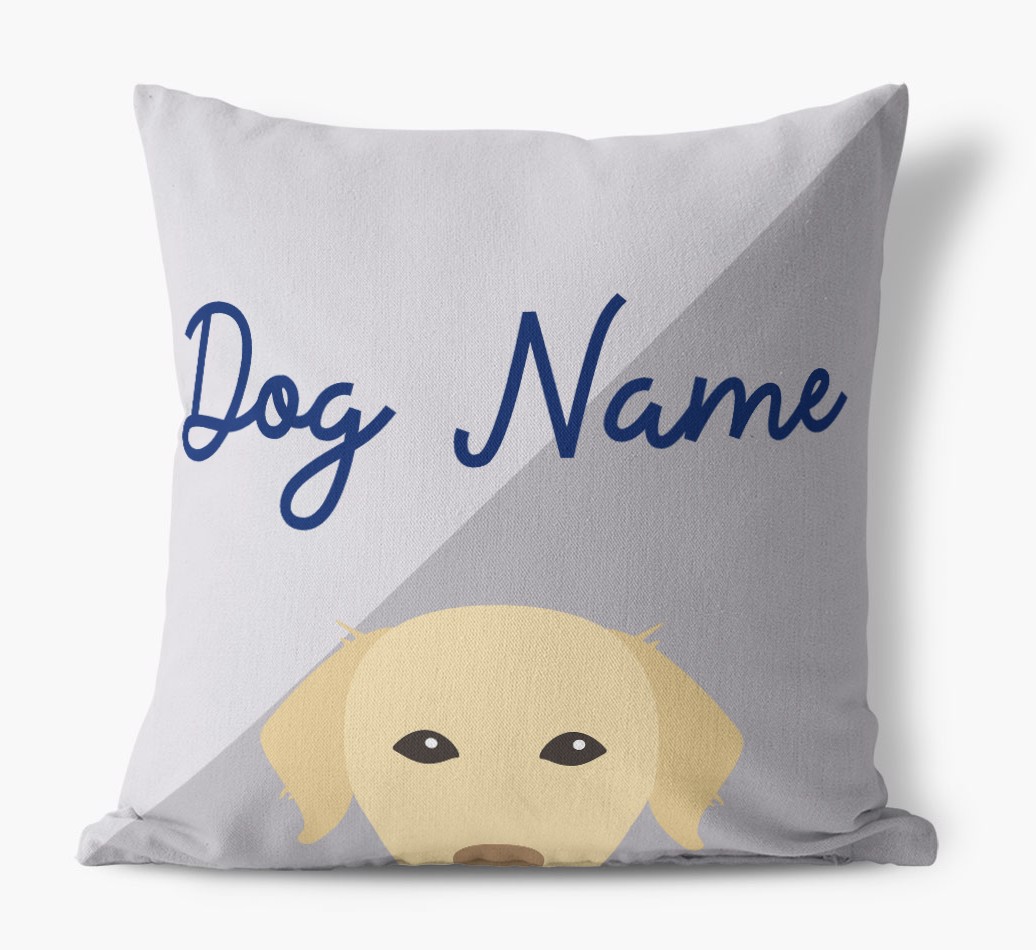 Peeking Name: Personalised {breedFullName} Cushion
