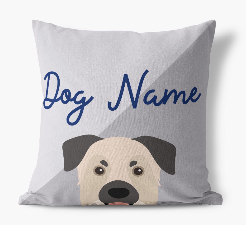 Peeking Name: Personalised {breedFullName} Cushion
