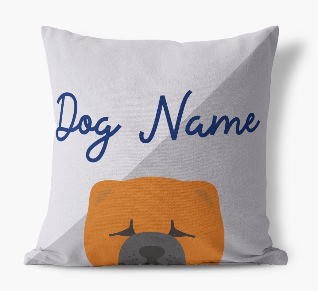 Peeking Name: Personalised {breedFullName} Cushion