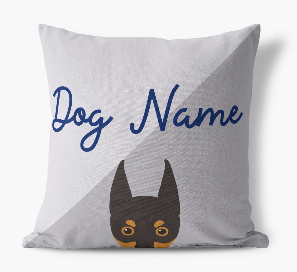 Peeking Name: Personalised {breedFullName} Cushion