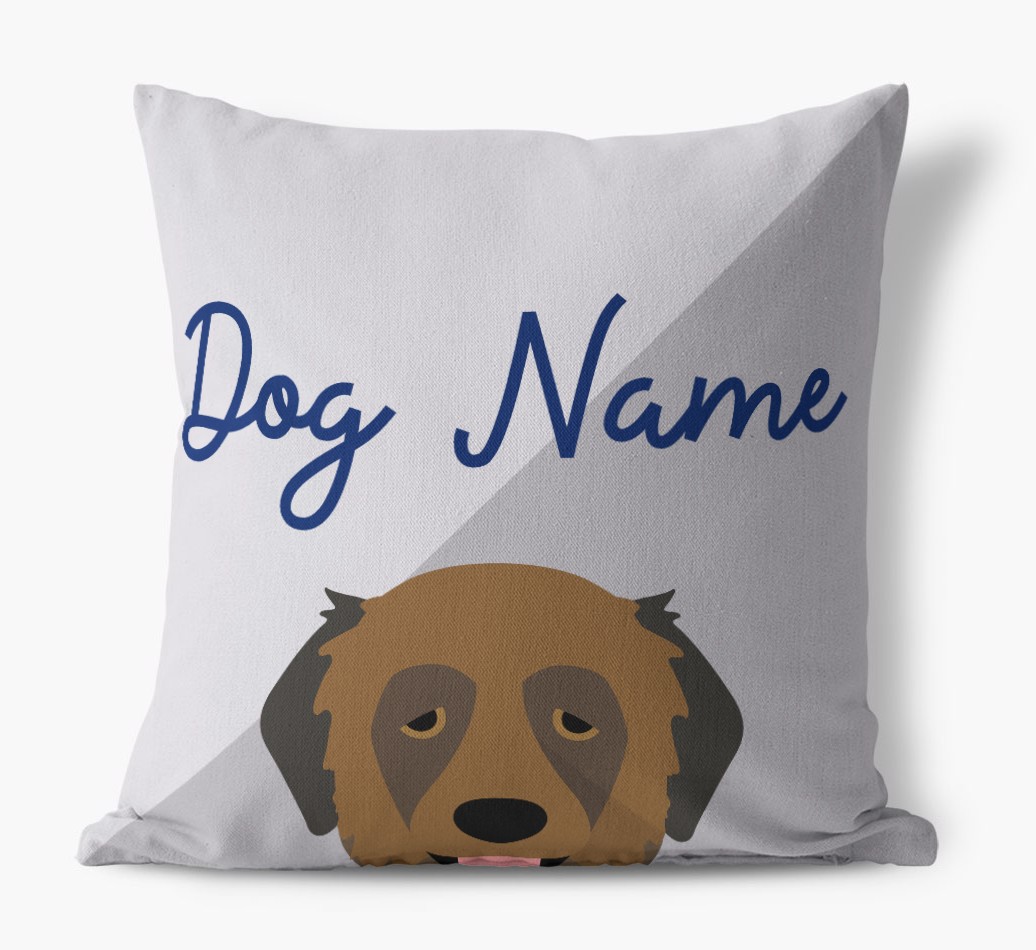 Peeking Name: Personalised {breedFullName} Cushion