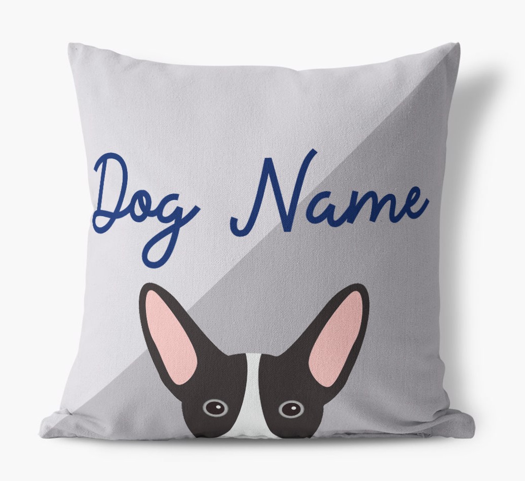 Peeking Name: Personalised {breedFullName} Cushion