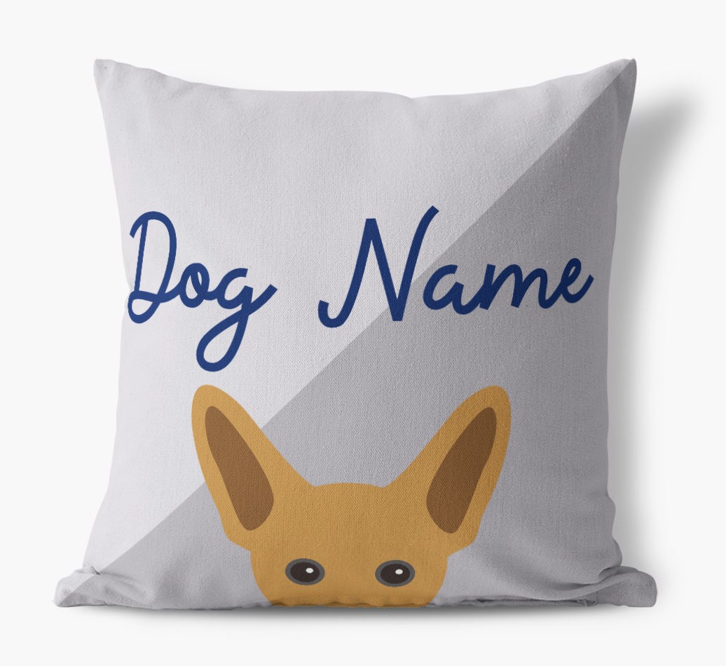 Peeking Name: Personalised {breedFullName} Cushion