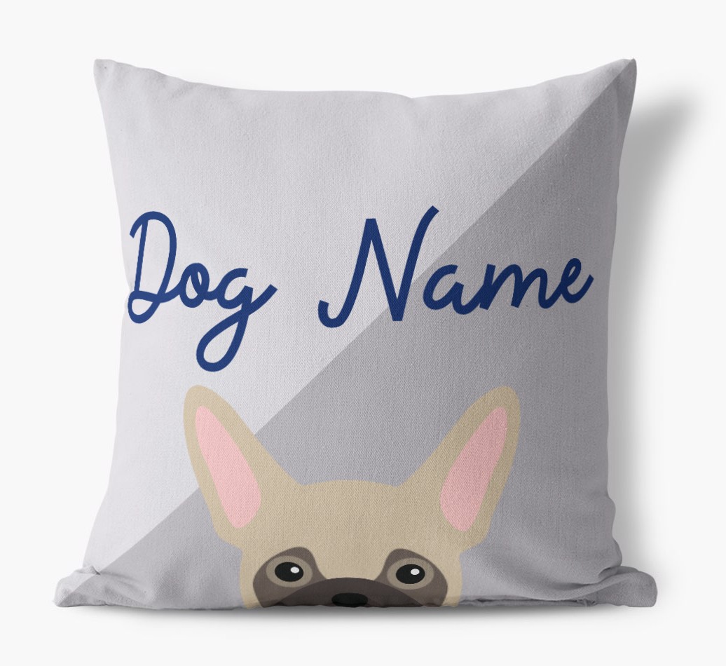 Peeking Name: Personalised {breedFullName} Cushion