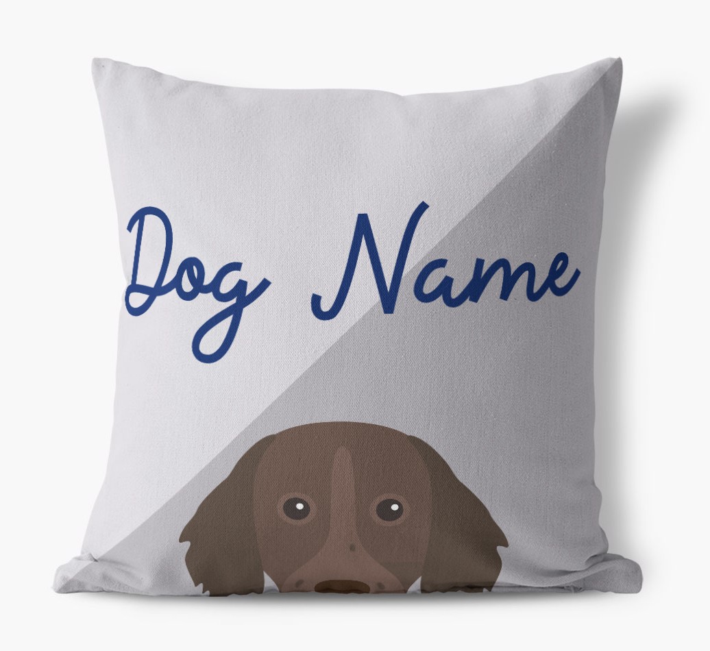 Peeking Name: Personalised {breedFullName} Cushion