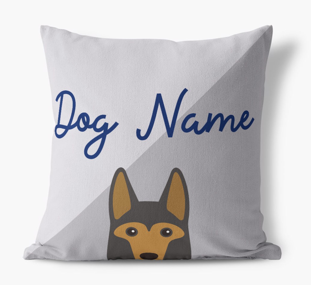 Peeking Name: Personalised {breedFullName} Cushion