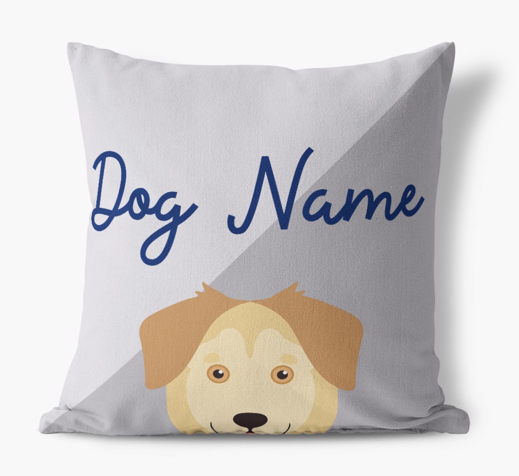 Peeking Name: Personalised {breedFullName} Cushion
