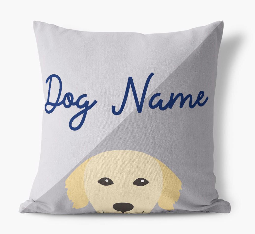 Peeking Name: Personalized {breedFullName} Pillow