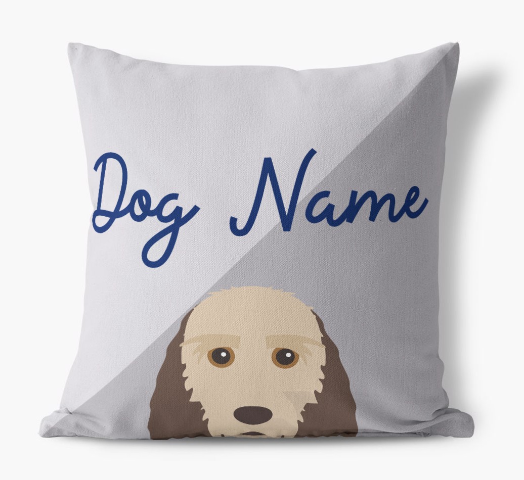 Peeking Name: Personalised {breedFullName} Cushion