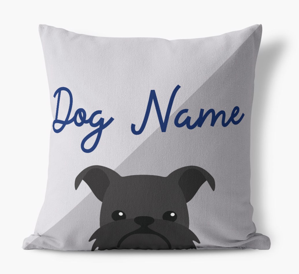 Peeking Name: Personalised {breedFullName} Cushion