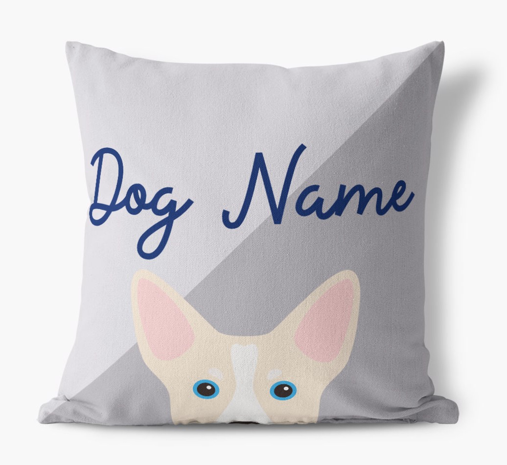 Peeking Name: Personalised {breedFullName} Cushion