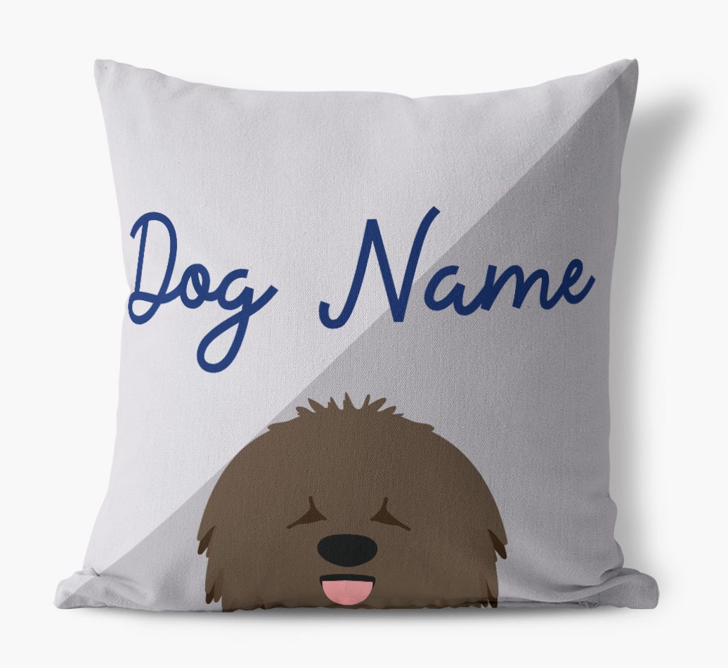 Peeking Name: Personalised {breedFullName} Cushion