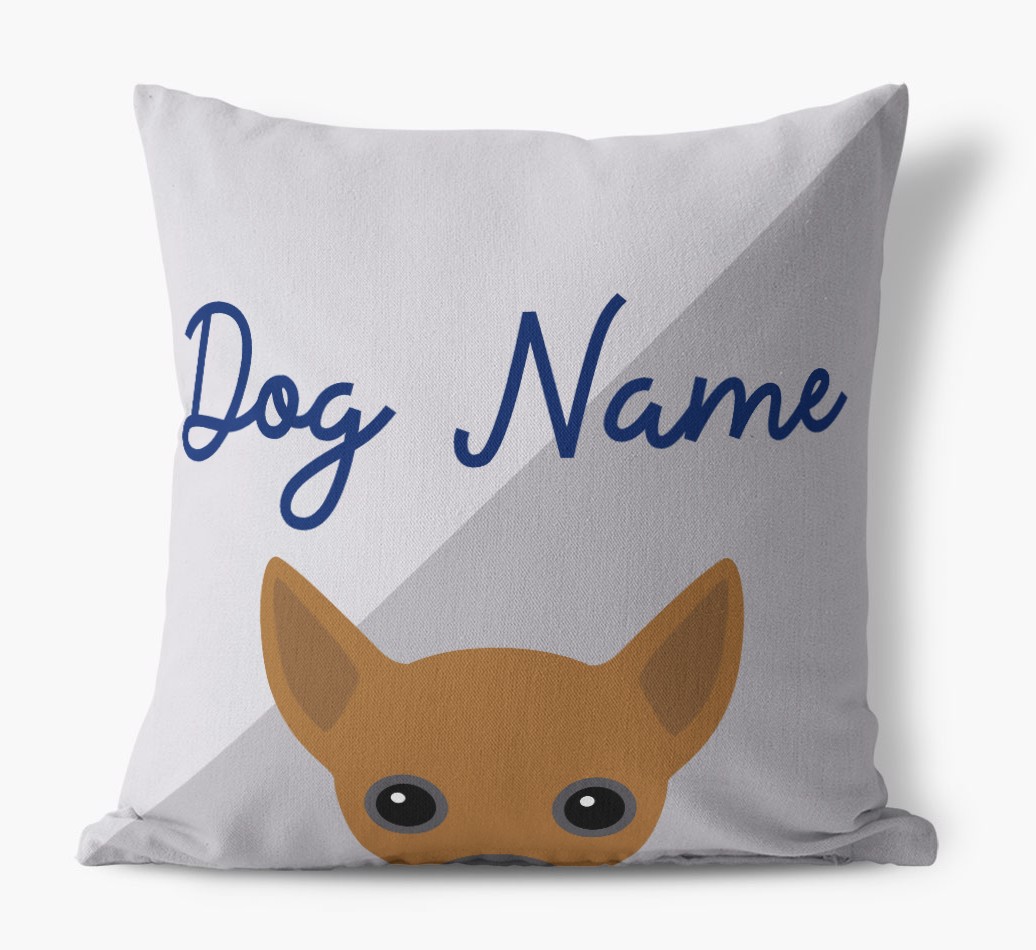 Peeking Name: Personalised {breedFullName} Cushion