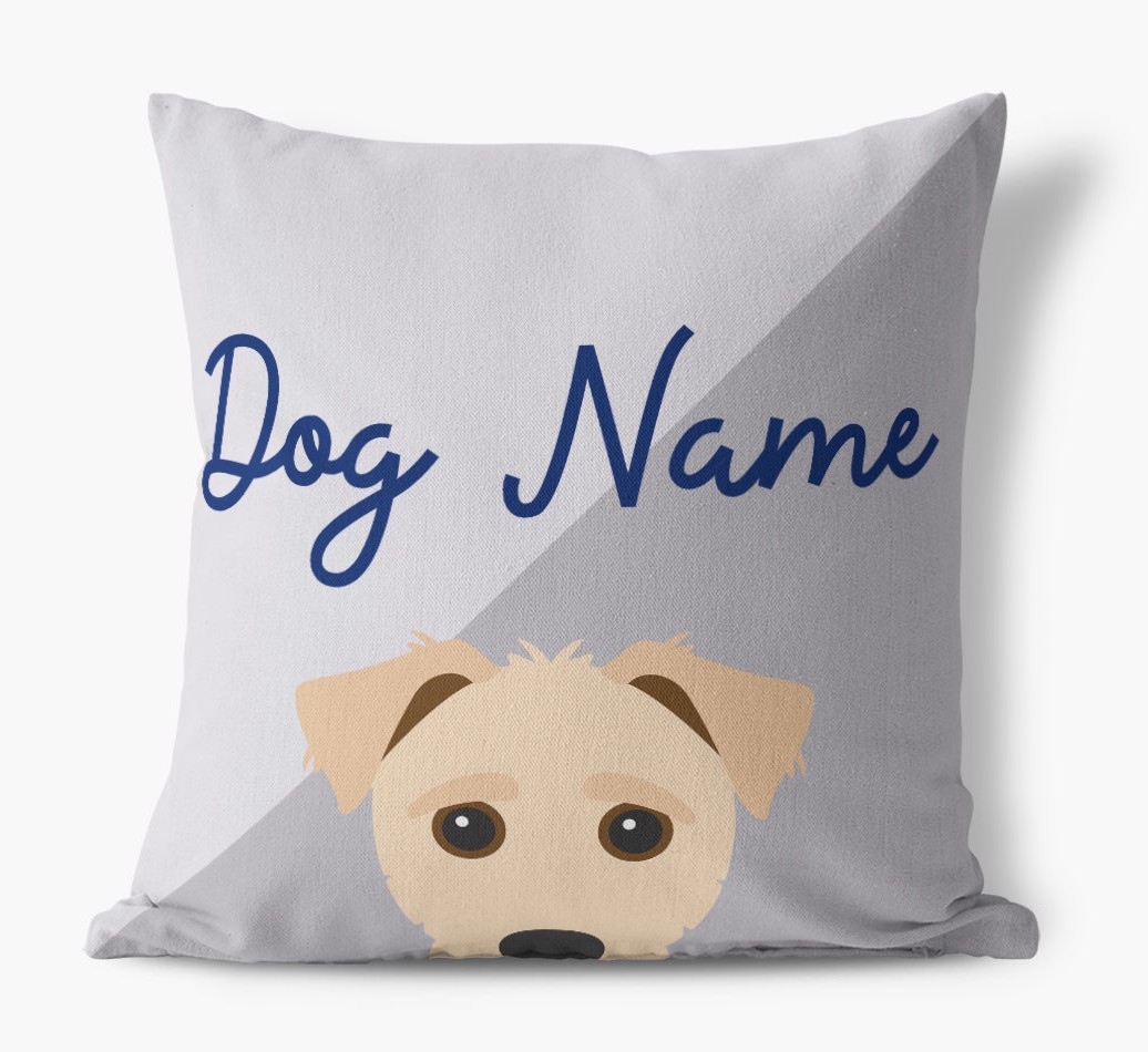 Peeking Name: Personalised {breedFullName} Cushion