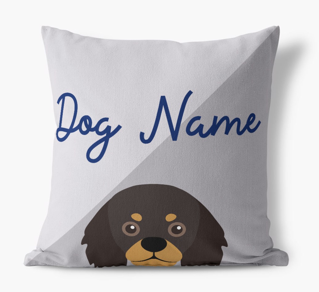Peeking Name: Personalised {breedFullName} Cushion