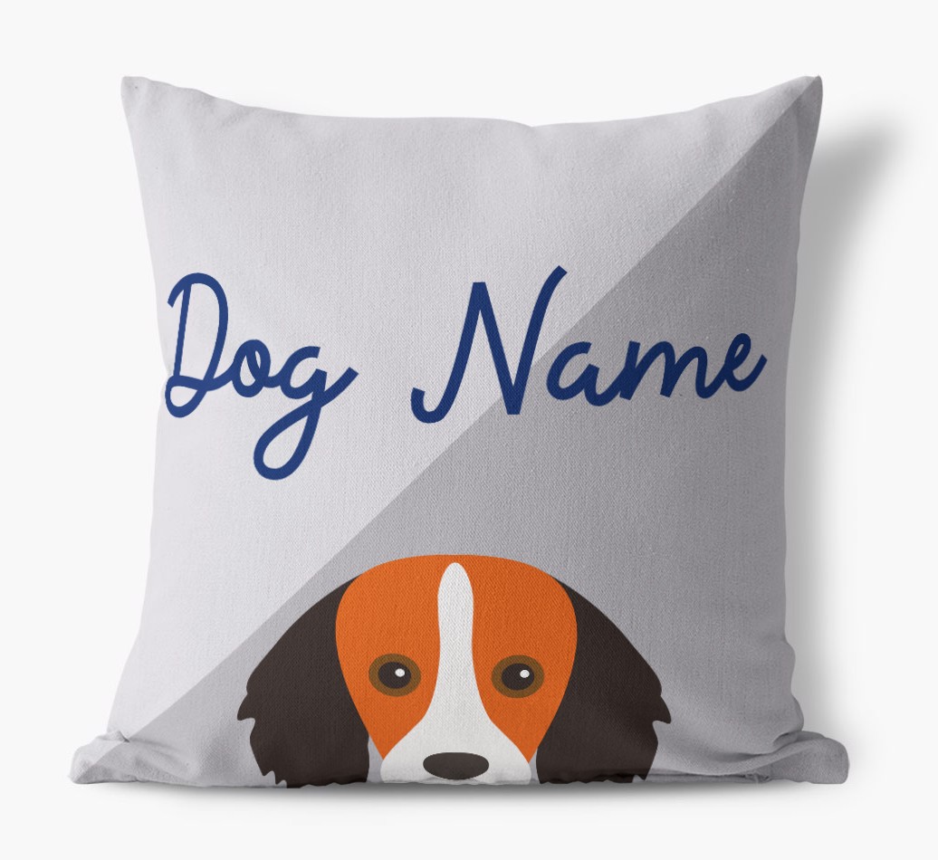 Peeking Name: Personalised {breedFullName} Cushion