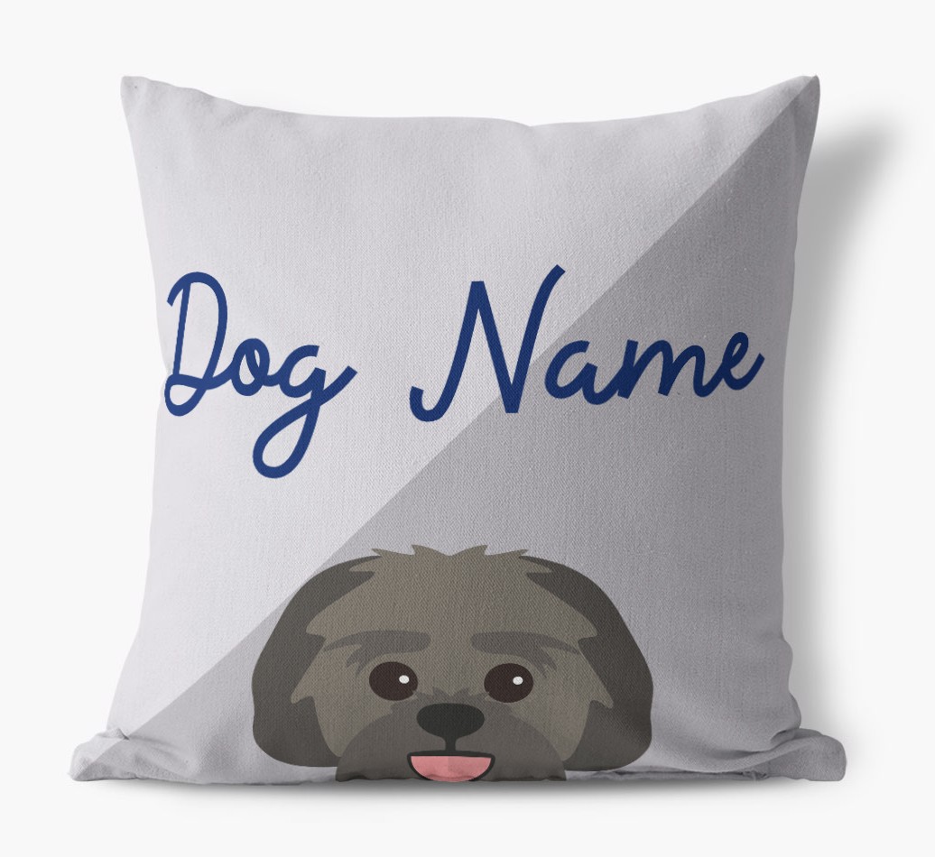 Peeking Name: Personalised {breedFullName} Cushion