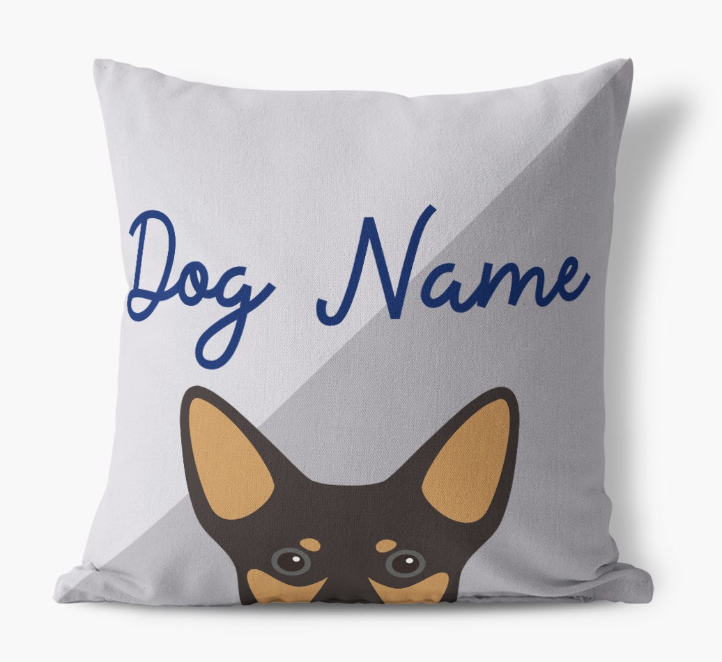 Peeking Name: Personalised {breedFullName} Cushion