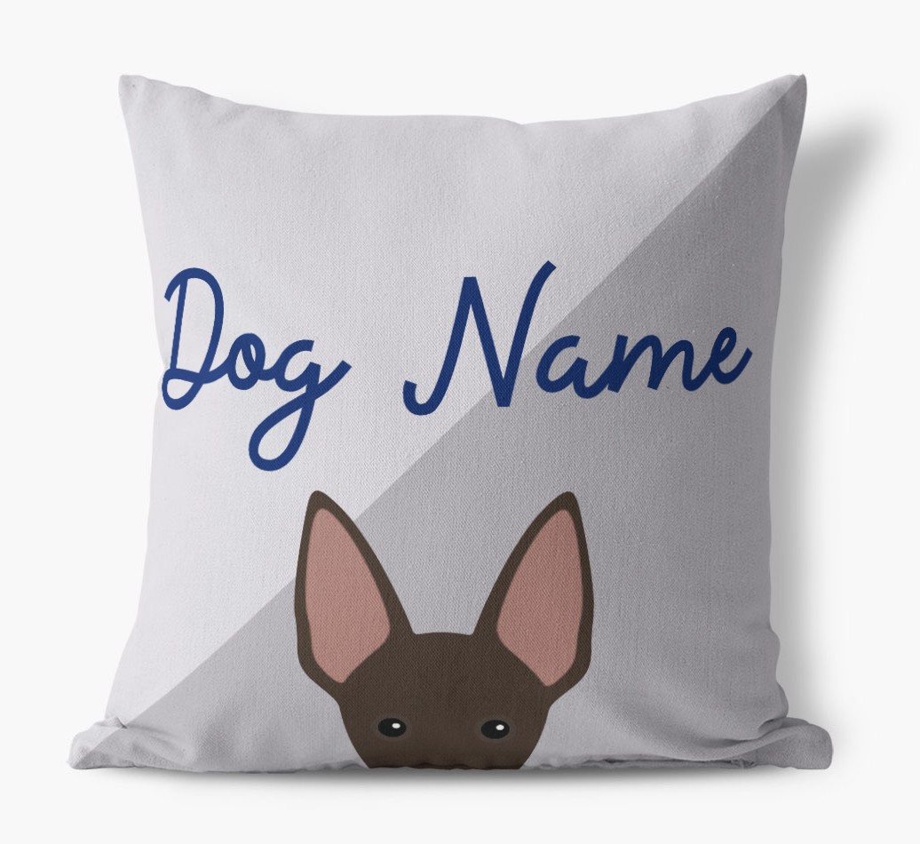 Peeking Name: Personalised {breedFullName} Cushion