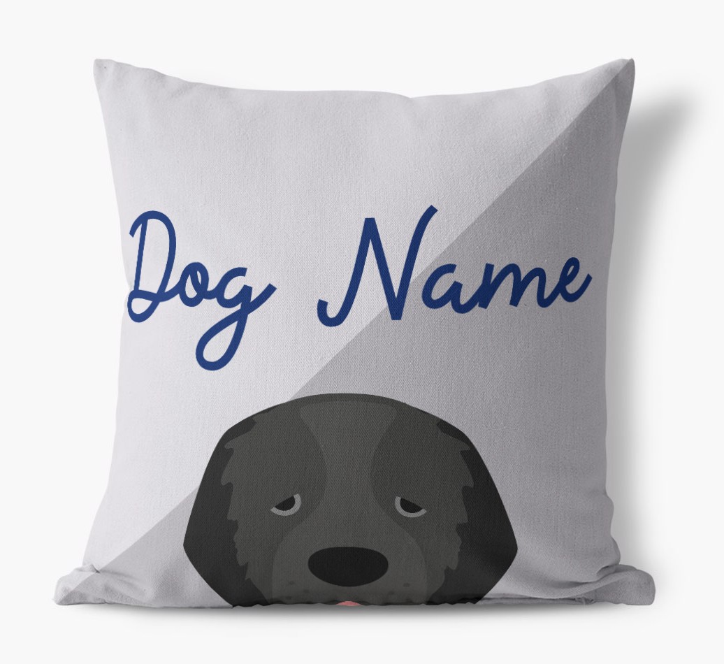 Peeking Name: Personalised {breedFullName} Cushion