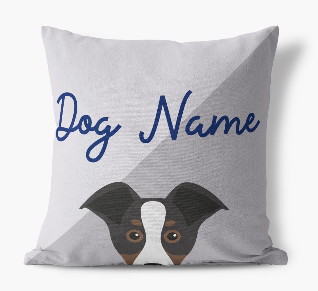 Peeking Name: Personalised {breedFullName} Cushion
