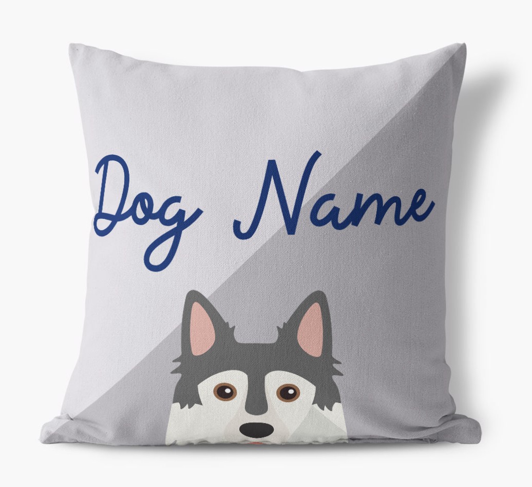 Peeking Name: Personalised {breedFullName} Cushion