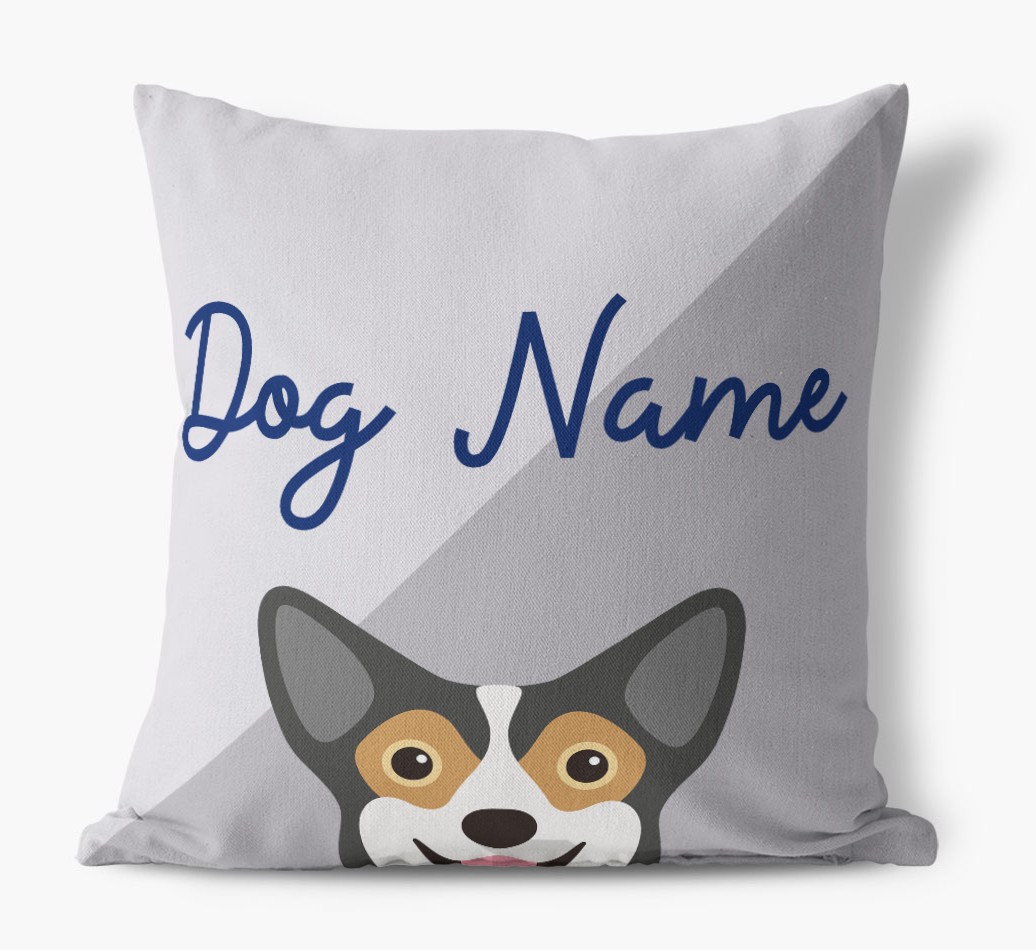 Peeking Name: Personalised {breedFullName} Cushion