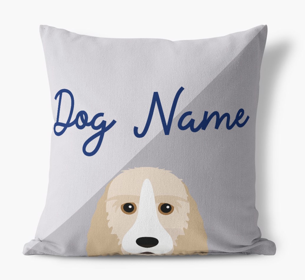 Peeking Name: Personalised {breedFullName} Cushion