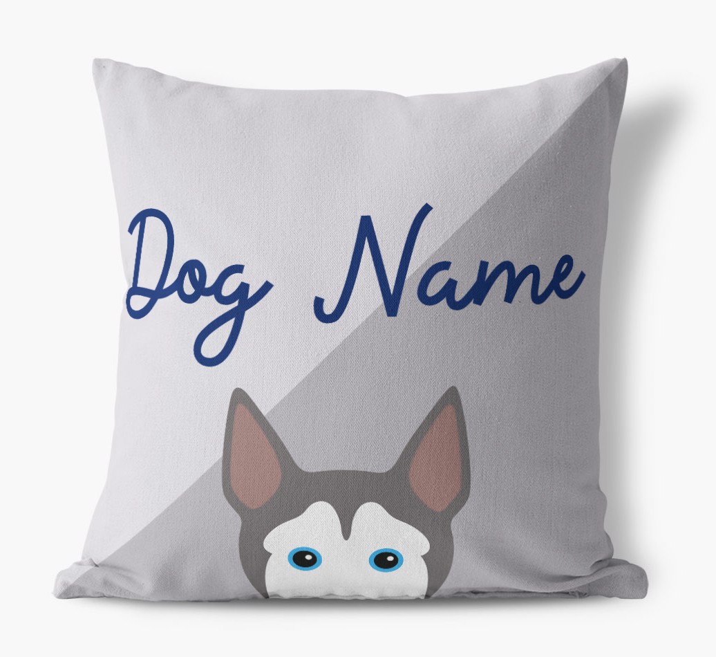Peeking Name: Personalised {breedFullName} Cushion