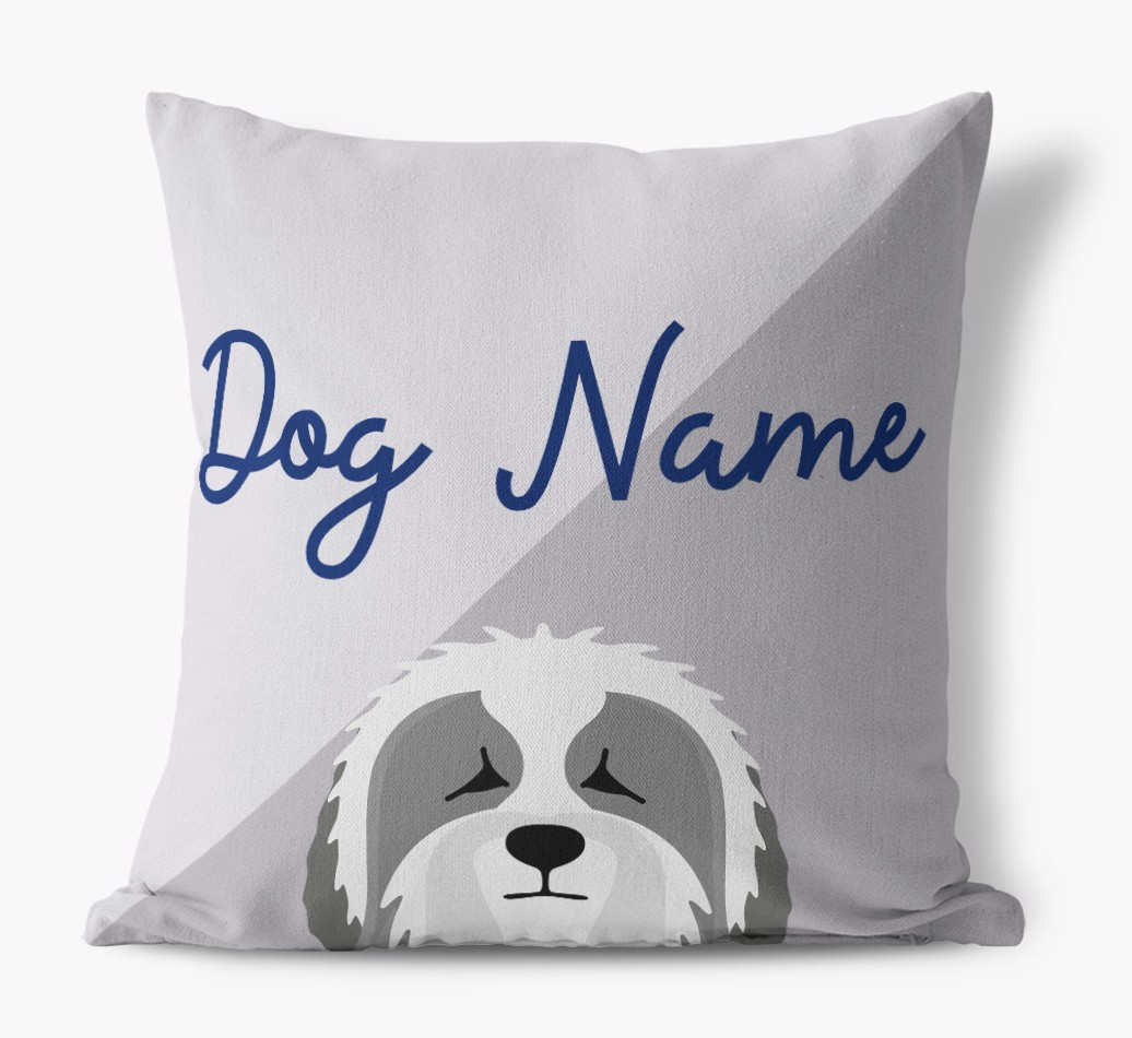 Peeking Name: Personalised {breedFullName} Cushion