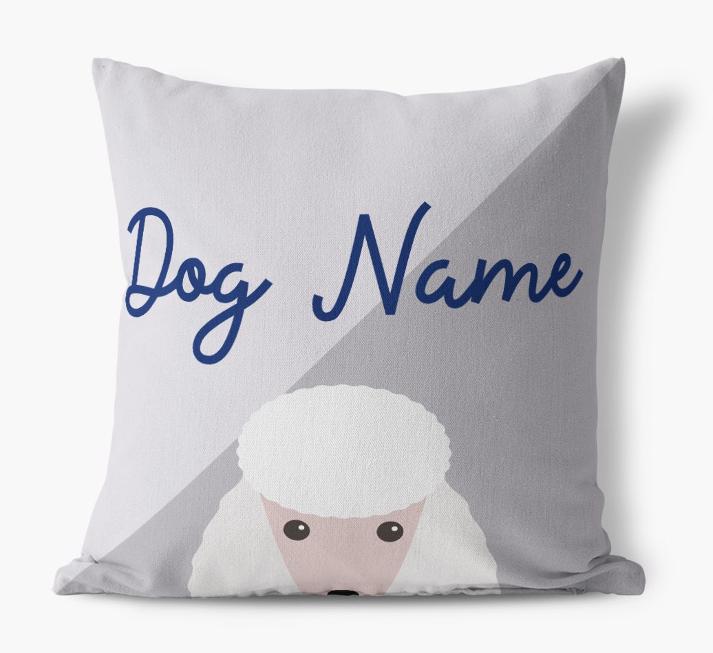 Peeking Name: Personalised {breedFullName} Cushion