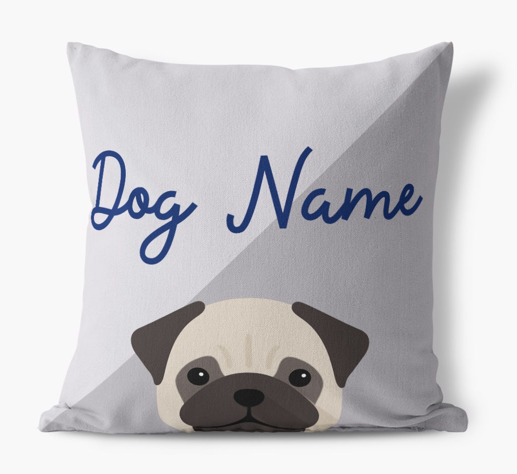 Peeking Name: Personalised {breedFullName} Cushion