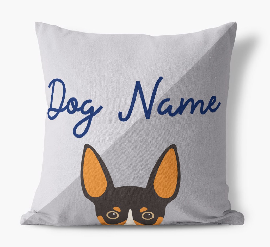 Peeking Name: Personalized {breedFullName} Pillow