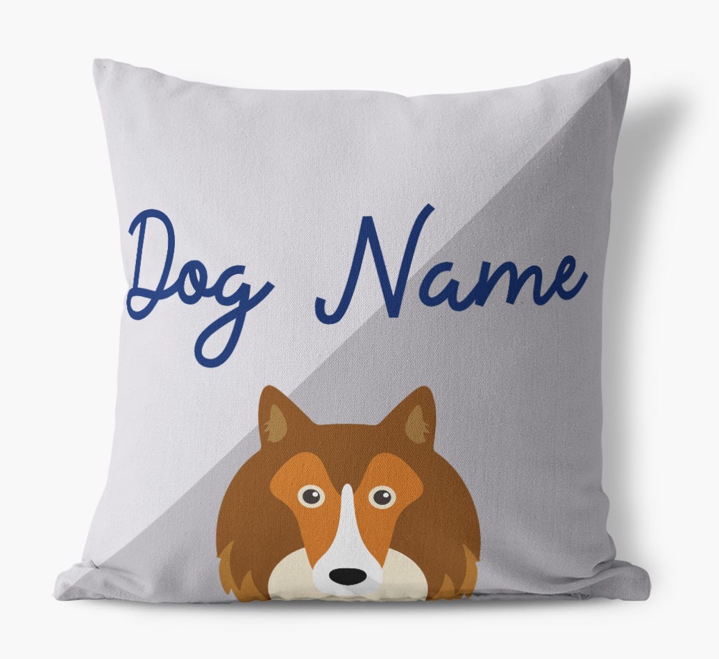 Peeking Name: Personalised {breedFullName} Cushion