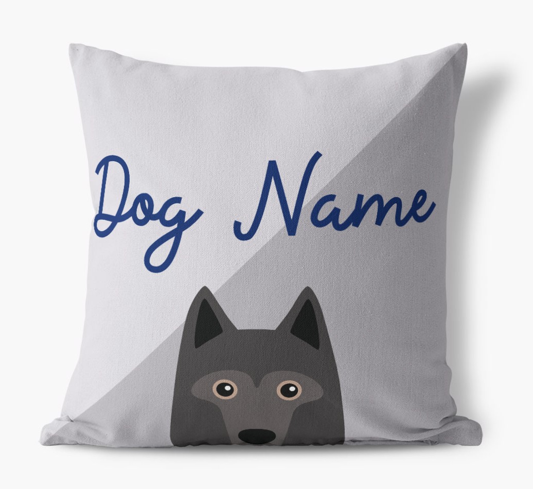 Peeking Name: Personalised {breedFullName} Cushion