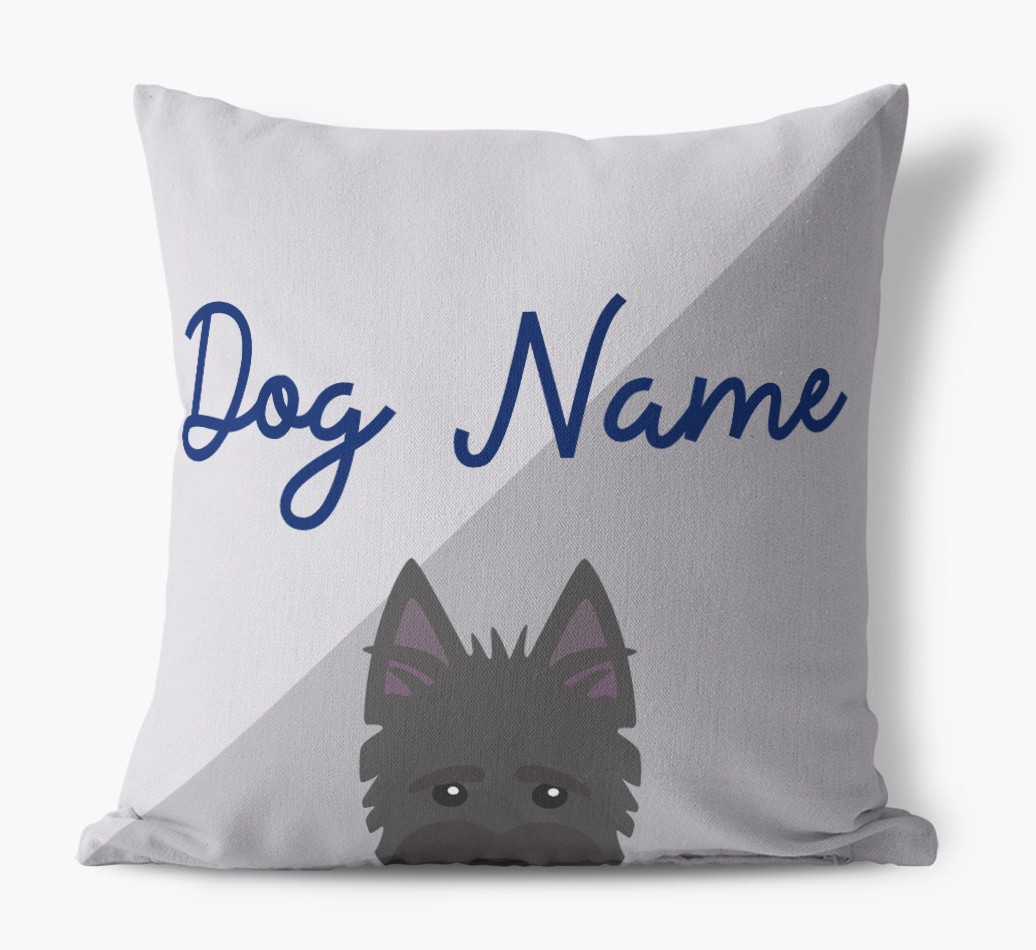 Peeking Name: Personalised {breedFullName} Cushion