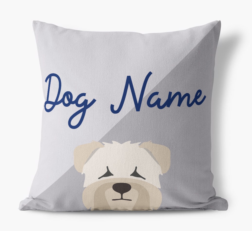 Peeking Name: Personalised {breedFullName} Cushion