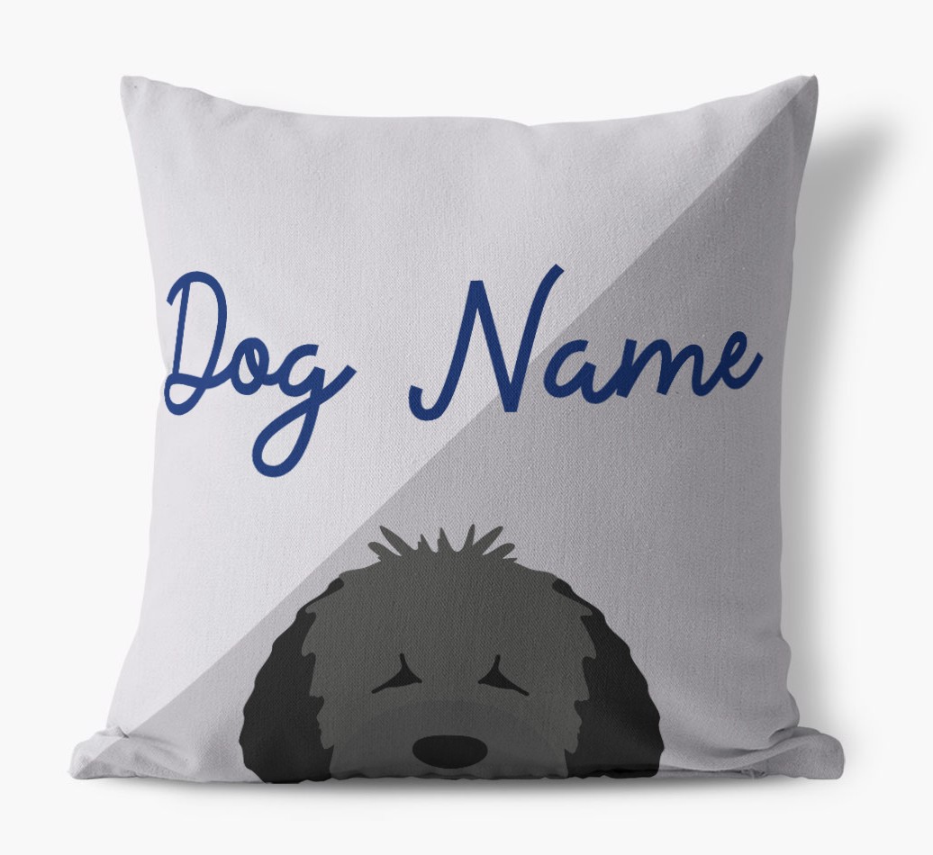 Peeking Name: Personalised {breedFullName} Cushion