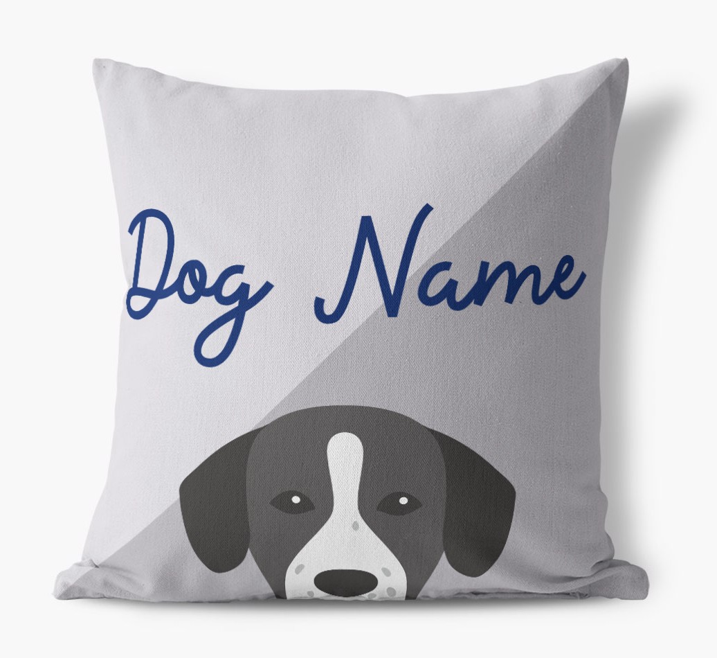 Peeking Name: Personalised {breedFullName} Cushion