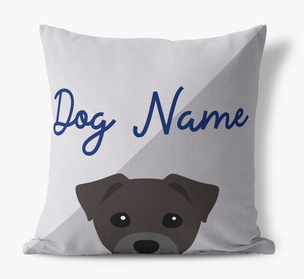 Peeking Name: Personalised {breedFullName} Cushion