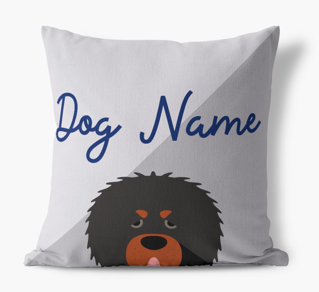 Peeking Name: Personalised {breedFullName} Cushion