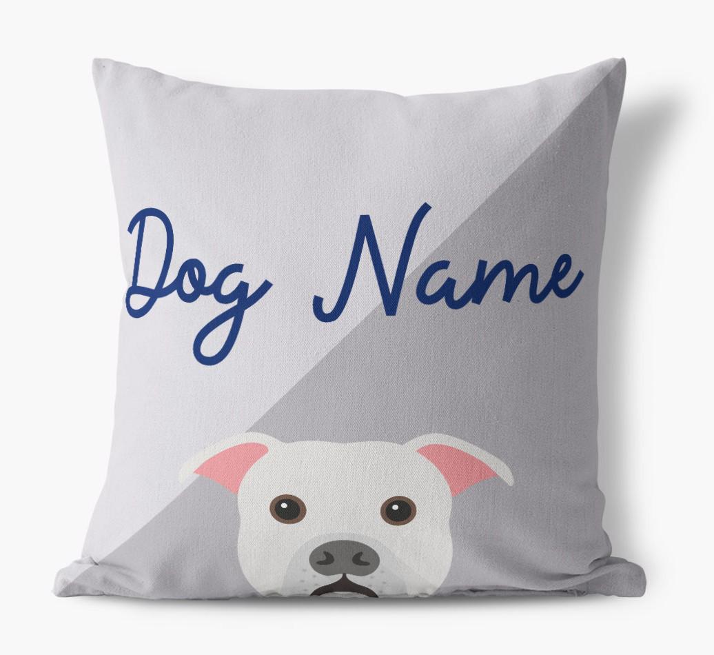 Peeking Name: Personalized {breedFullName} Pillow