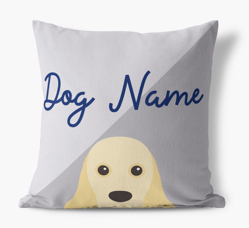 Peeking Name: Personalized {breedFullName} Pillow