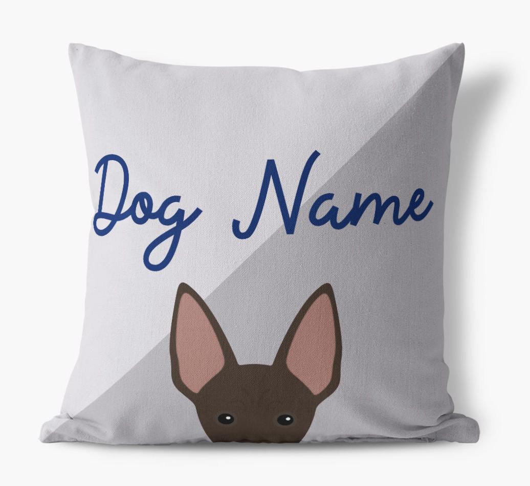 Peeking Name: Personalized {breedFullName} Pillow