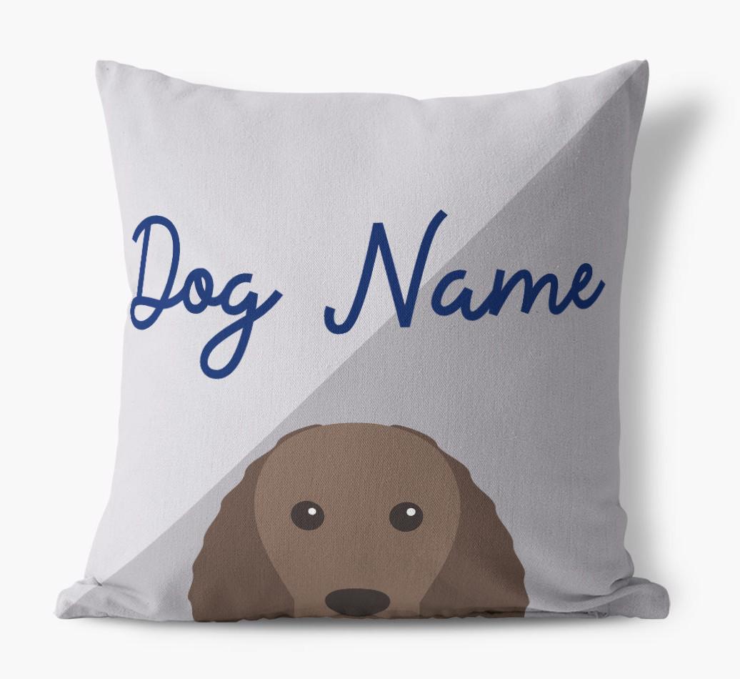 Peeking Name: Personalized {breedFullName} Pillow