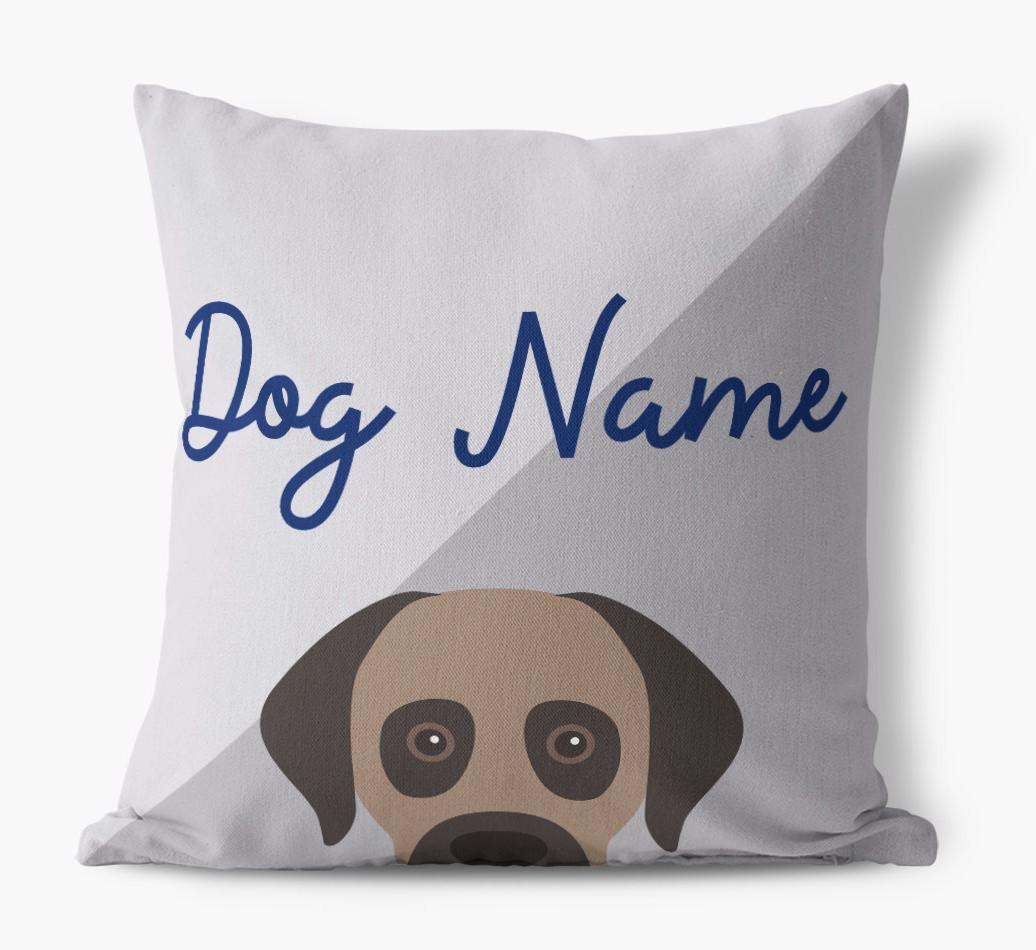 Peeking Name: Personalized {breedFullName} Pillow