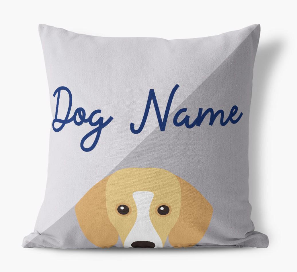 Peeking Name: Personalized {breedFullName} Pillow