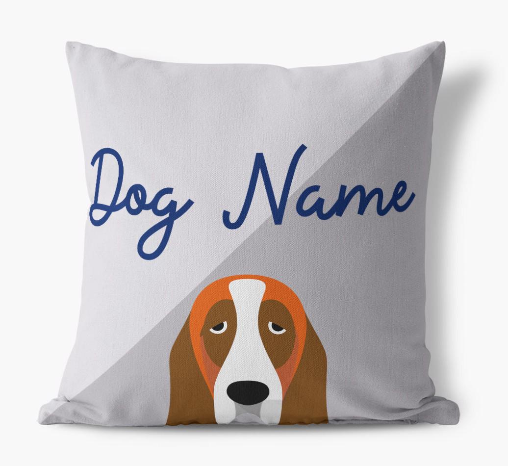 Peeking Name: Personalized {breedFullName} Pillow