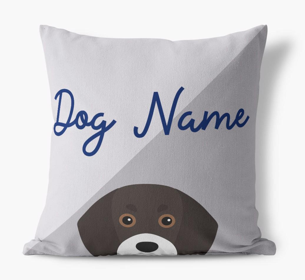 Peeking Name: Personalized {breedFullName} Pillow